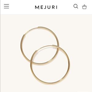 1 Mejuri Large Gold Hoop